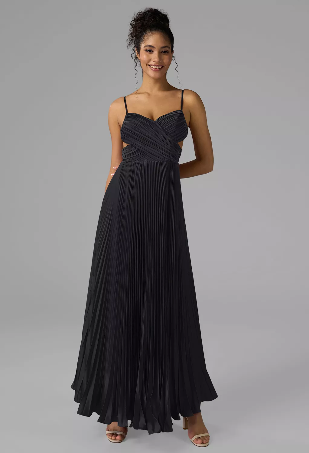 AW Chantelle Black Metallic  Black Tie Wedding Guest Dresses